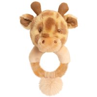 SE6719: 14cm Keeleco Huggy Giraffe Ring Rattle (100% Recycled)